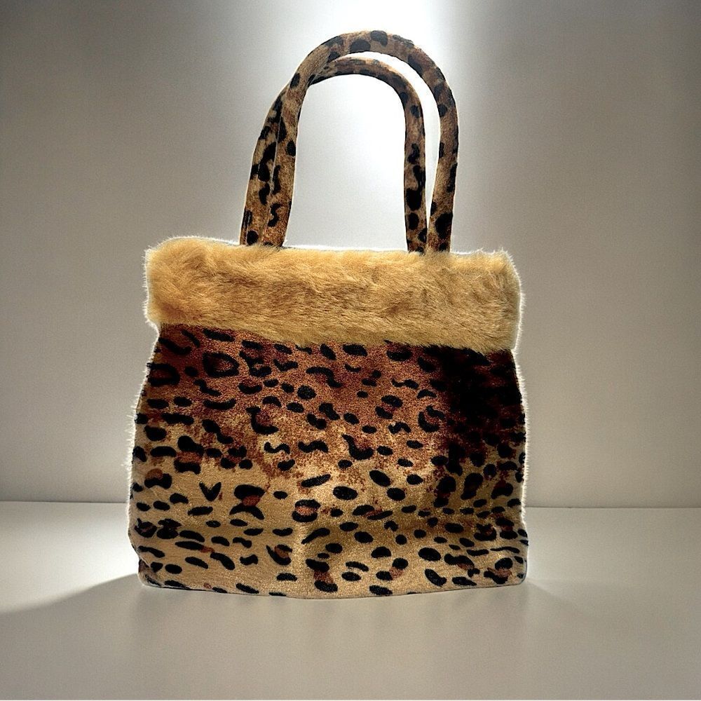 Mini Bag l Mini Purse, Animal Print l Double-Handle l Zip top l New